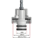 Preview: Adapter 21 für Art. 8027. 8098 | für Fiat. Opel. Saab BGS 8098-21