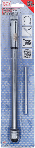 Werkzeughalter mit Gleitgriff für Gewindebohrer | M5 - M12 | 320 mm BGS 1983