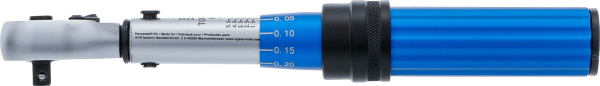 Drehmomentschlüssel | Abtrieb Außenvierkant 6.3 mm (1/4") | 1 - 6 Nm BGS 2824