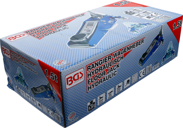 Rangier-Wagenheber | hydraulisch | Aluminium-Stahl-Konstruktion | 1.5 t BGS 2897