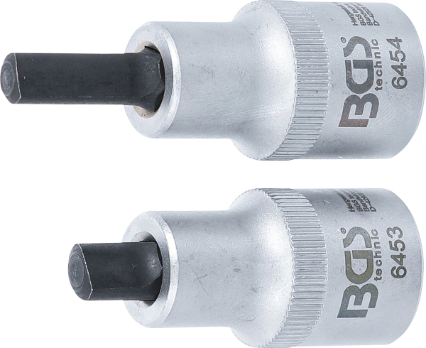 Spreiz-Einsatz-Satz für Federbeinklemmung | Antrieb Innenvierkant 12.5 mm (1/2") | 5 x 7 mm + 5.5 x 8.2 mm | 2-tlg. BGS 6455