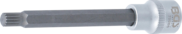 Spezial-Bit-Einsatz | Antrieb Innenvierkant 10 mm (3/8") | Innenvielzahn (für XZN) | für Ford Power Shift DPS6 / 6DCT250 BGS 70986