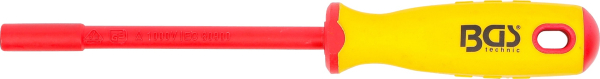VDE-Steckschlüssel-Schraubendreher | Sechskant | SW 4 mm | Klingenlänge 125 mm BGS 71083