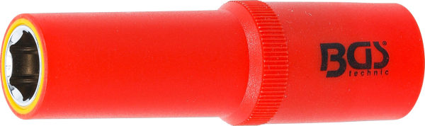 VDE-Steckschlüssel-Einsatz Sechskant | Antrieb Innenvierkant 12.5 mm (1/2") | SW 13 mm BGS 72063