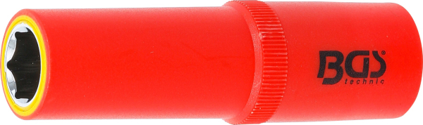 VDE-Steckschlüssel-Einsatz Sechskant | Antrieb Innenvierkant 12.5 mm (1/2") | SW 14 mm BGS 72064