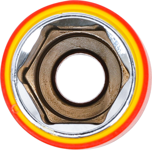 VDE-Steckschlüssel-Einsatz Sechskant | Antrieb Innenvierkant 12.5 mm (1/2") | SW 22 mm BGS 72072
