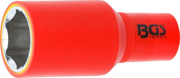 VDE-Steckschlüssel-Einsatz Sechskant | Antrieb Innenvierkant 12.5 mm (1/2") | SW 27 mm BGS 72077