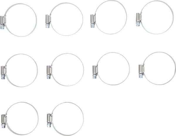 Schlauchklemmen | rostfrei | 40 x 60 mm | 10-tlg. BGS 8095-40x60