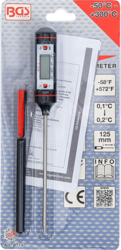 Digital-Thermometer mit Edelstahl-Messsonde BGS 8714