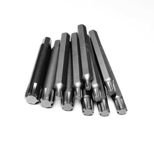 Bit Keil-Profil (für RIBE), Antrieb 10 mm (3/8"), Länge 100 mm, Größe M5 - M13 nach Wahl