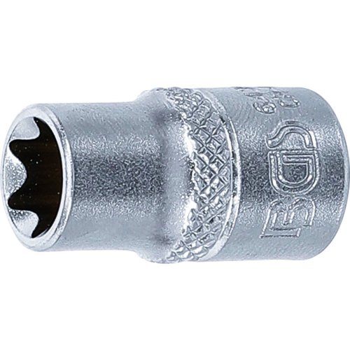 Steckschlüssel Einsatz E-Profil (für Torx), Antrieb (1/4"), SW E4 - E11 BGS E-Profil Nuss außen Torx, Werkzeug