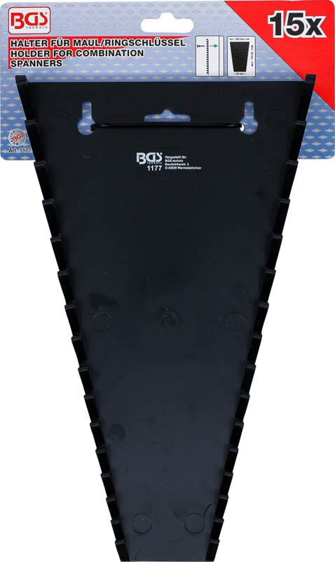 Halter für Maul-/Ringschlüssel | 15 Auflagen BGS 1177