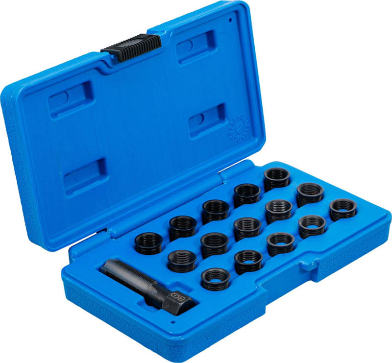 Reparatursatz für Zündkerzengewinde | M14 x 1.25 mm | 16-tlg. BGS 149
