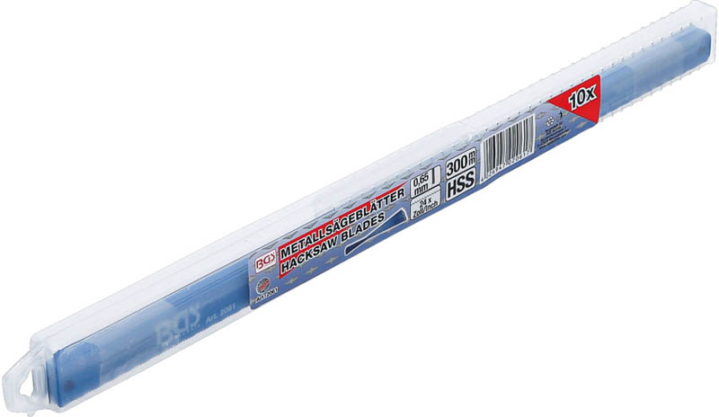 Metallsägeblätter | HSS flexibel | 13 x 300 mm | 10-tlg. BGS 2061