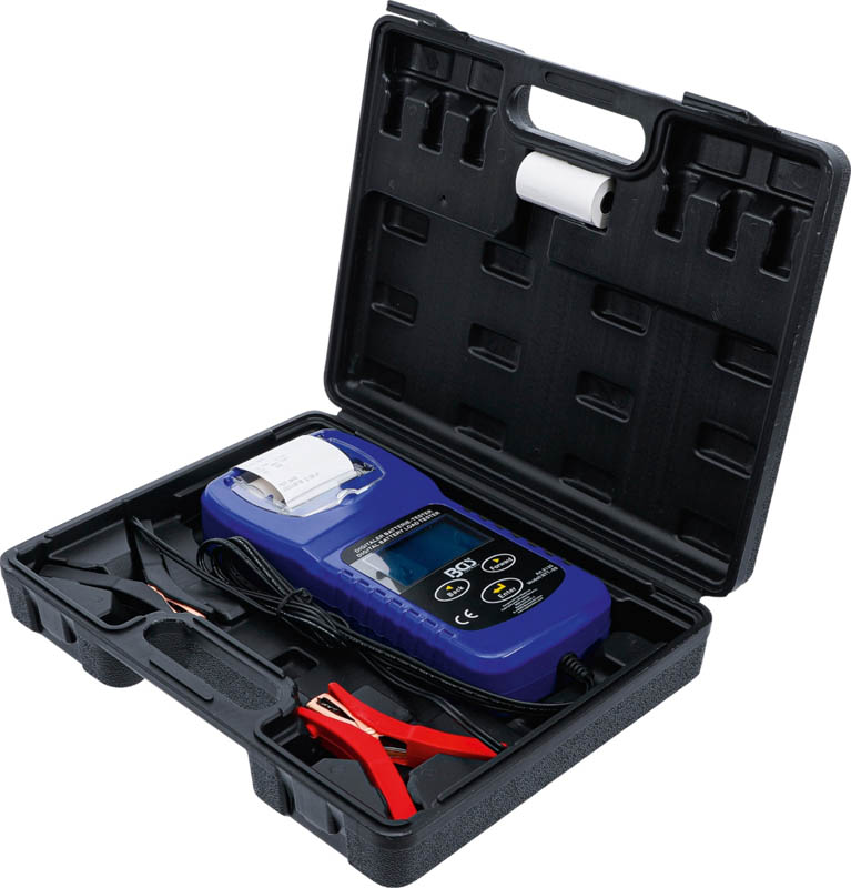 Digitaler Batterie- und Ladesystem-Tester | mit Drucker BGS 2133