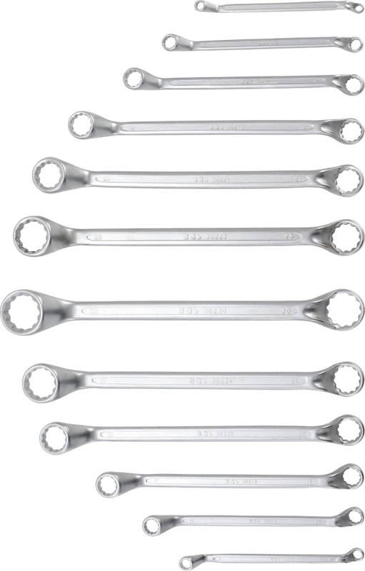 Doppel-Ringschlüssel-Satz | tief gekröpft | SW 6 - 32 mm | 12-tlg. BGS 30200
