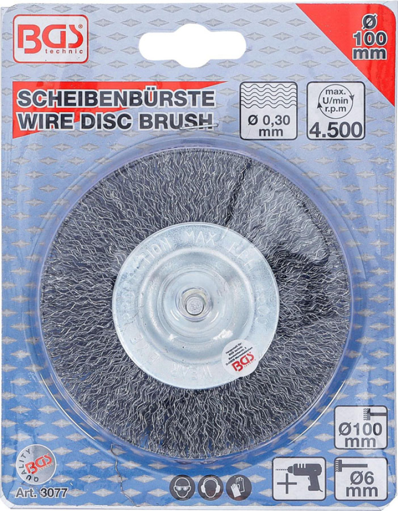 Scheibenbürste BGS 3077