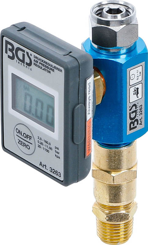 Druckregulierer für Kompressoren | 0.275 - 11 bar BGS 3263