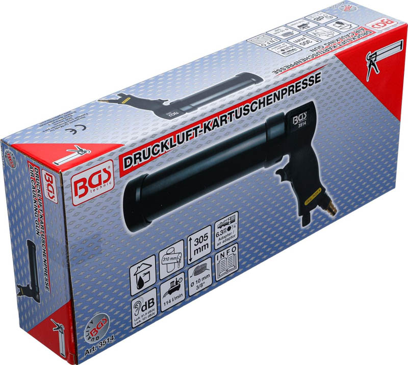 Druckluft-Kartuschenpresse | für 310 ml Kartuschen BGS 3514