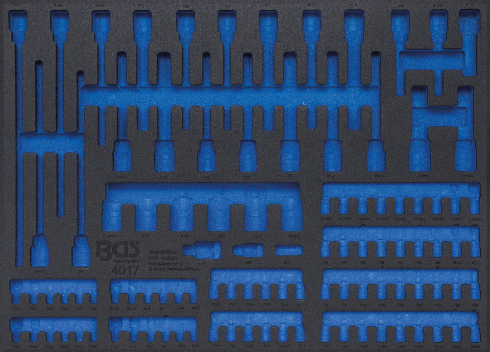 Werkstattwageneinlage 3/3 | leer | für Art. 4017 BGS 4017-5