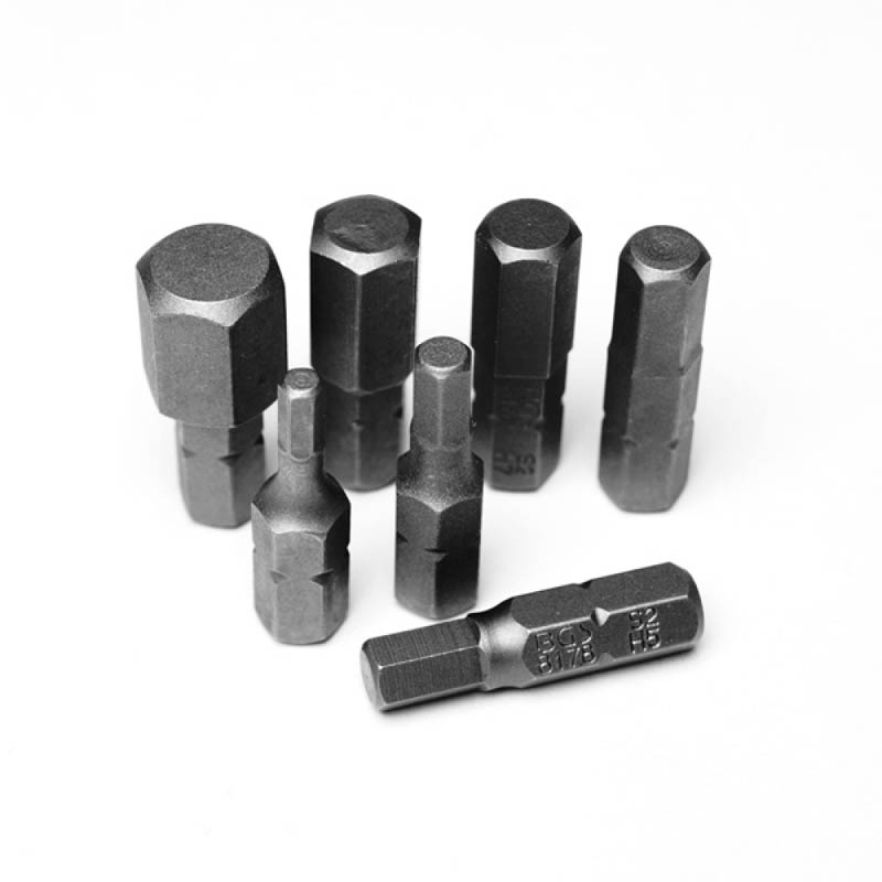 Bit Innensechskant, Antrieb 6,3 mm (1/4"), Größe 3 - 10mm nach Wahl Bits Inbus