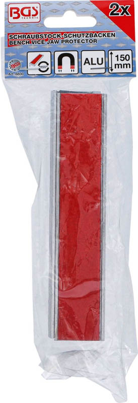 Schraubstock-Schutzbacken | Aluminium | Breite 150 mm | 2-tlg. BGS 6800