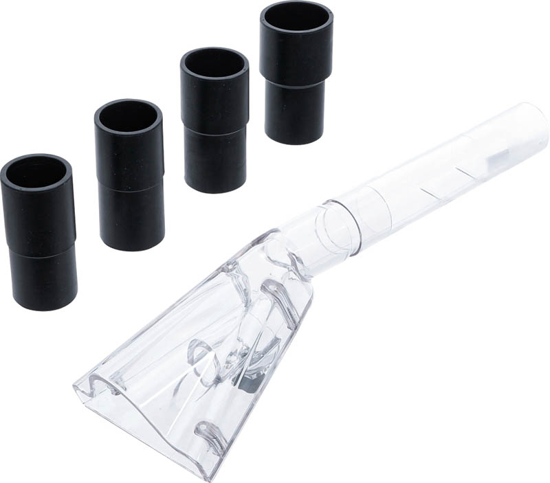 Saugaufsatz für Druckluft-Reinigungspistole | groß | mit 4 Adaptern | für Art. 70150 BGS 70152