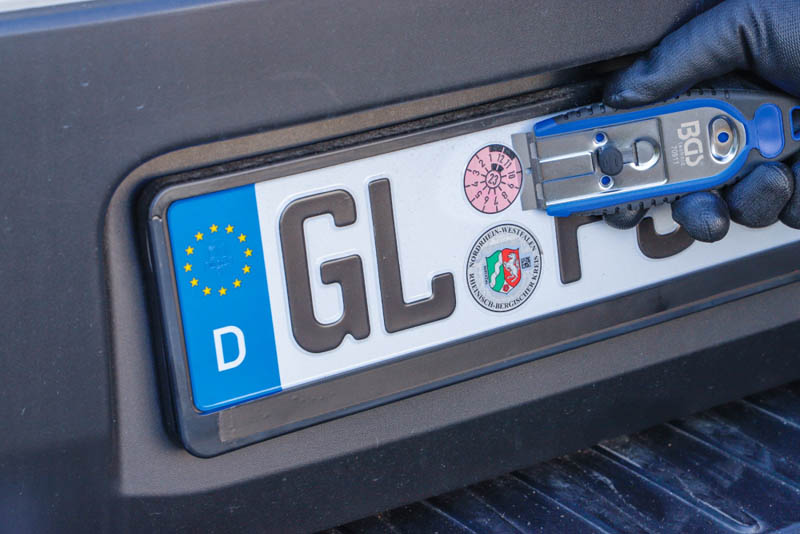 Plakettenschaber | 40 mm | mit 6 Schaberklingen BGS 70911