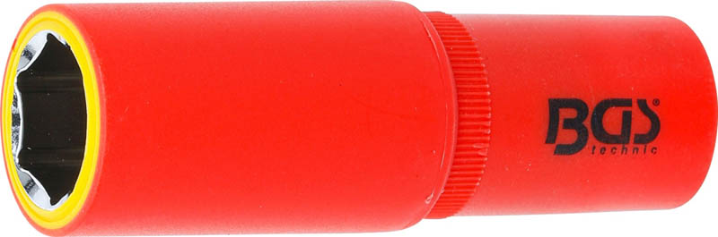 VDE-Steckschlüssel-Einsatz Sechskant | Antrieb Innenvierkant 12.5 mm (1/2") | SW 19 mm BGS 72069