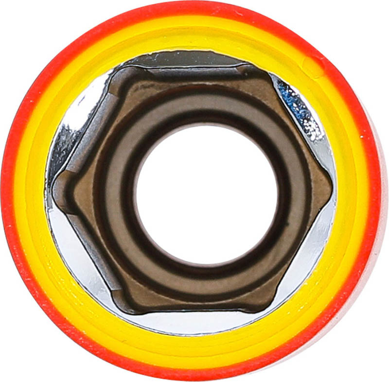 VDE-Steckschlüssel-Einsatz Sechskant | Antrieb Innenvierkant 12.5 mm (1/2") | SW 19 mm BGS 72069