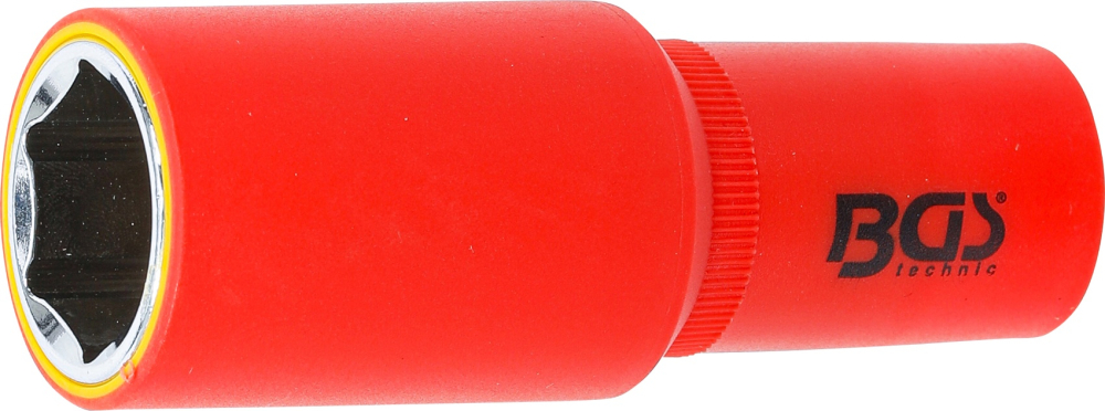 VDE-Steckschlüssel-Einsatz Sechskant | Antrieb Innenvierkant 12.5 mm (1/2") | SW 22 mm BGS 72072