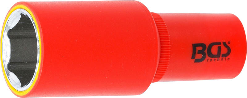 VDE-Steckschlüssel-Einsatz Sechskant | Antrieb Innenvierkant 12.5 mm (1/2") | SW 24 mm BGS 72074
