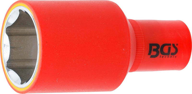 VDE-Steckschlüssel-Einsatz Sechskant | Antrieb Innenvierkant 12.5 mm (1/2") | SW 32 mm BGS 72082
