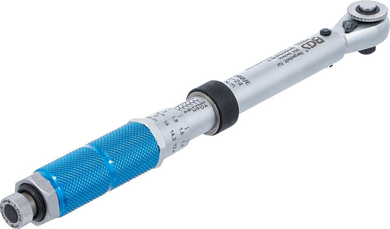 Drehmomentschlüssel | Abtrieb Außenvierkant 6.3 mm (1/4") | 3 - 24 Nm BGS 72089