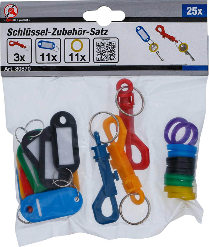 Schlüssel-Zubehör-Satz | 25-tlg. BGS 80870
