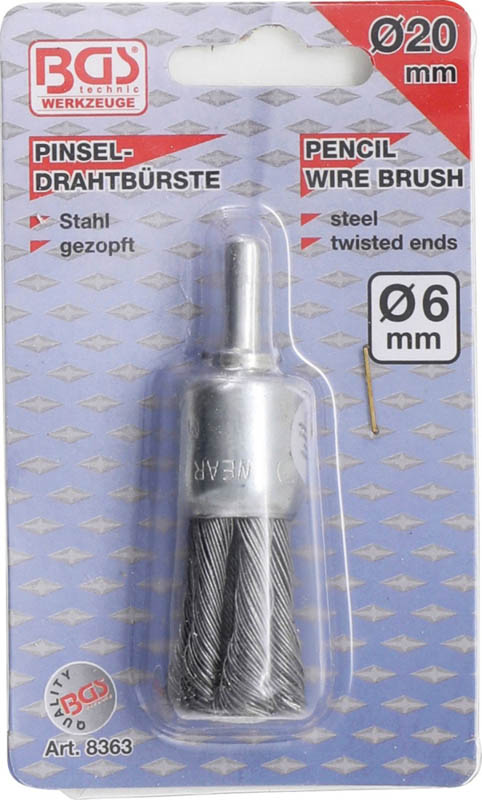 Pinsel-Drahtbürste BGS 8363