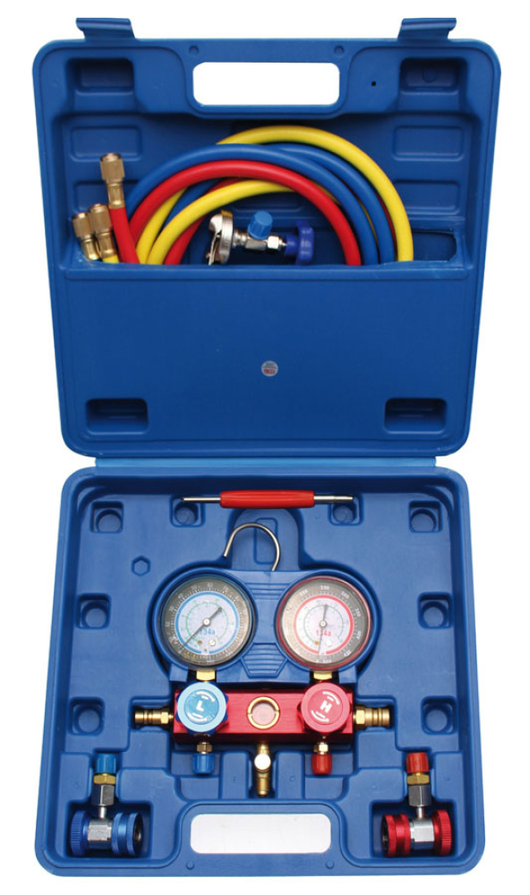 Druckuhr-Armatur für Klimaanlagenprüfung BGS 8425
