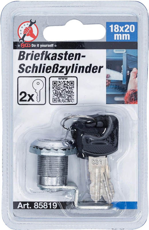 Briefkasten-Schließzylinder | 18 x 20 mm BGS 85819
