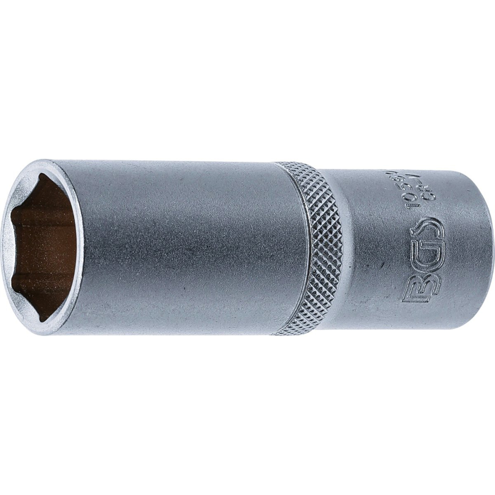 Steckschlüssel Einsatz Sechskant, Antrieb (1/2"), tief, SW 8 mm - 38 mm BGS Sechskant Nuss lang Werkzeug