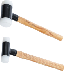 Schonhammer-Satz | Hickory-Stiel | rückschlagfrei | Ø 30 / 45 mm | 300 / 550 g | 2-tlg. BGS 1859