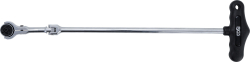 Gelenkknarre mit T-Griff. abwinkelbar | Abtrieb Außenvierkant 6.3 mm (1/4